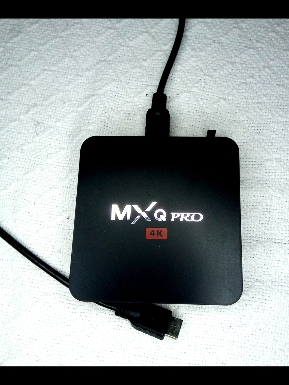 MXQ Pro 4k Smart TV Media Streaming Box Android w/ HDMI Cord